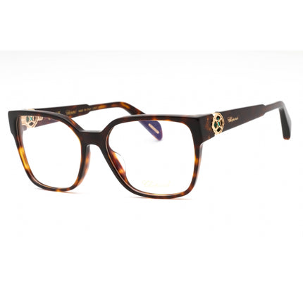 Chopard Women's Eyeglasses - Shiny Tortoise Plastic Square Full Rim | VCH324S 0743 ,