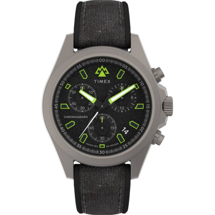 Timex Men's Watch - Expedition Field Chronograph Black Fabric Strap | TW2V96300JR ,