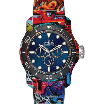 Invicta Men's Watch - Pro Diver Quartz Blue Dial Aqua Plating Steel Bracelet | 47856 ,