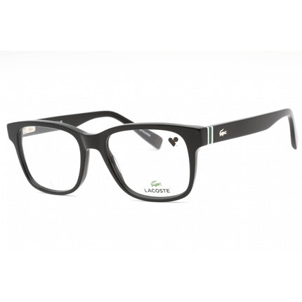 Lacoste Men's Eyeglasses - Black Plastic Full Rim Frame Clear Demo Lens | L2937 001 ,