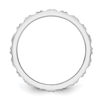 Sterling Silver Stackable Expressions Gemini Zodiac Ring | QSK2014 ,