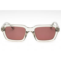 Police Unisex Sunglasses - Transparent Grey Plastic Rectangular Frame | SPLL14 0868 ,