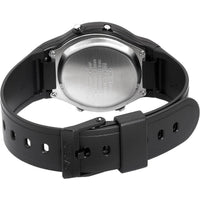 Casio Men's Watch - Dual Time Analog Digital White Dial Black Resin Strap | AW43-7E1 ,