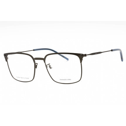 Tommy Hilfiger Men's Eyeglasses - Matte Ruthenium Black Cat Eye | TH 2062/G 0SVK 00 ,