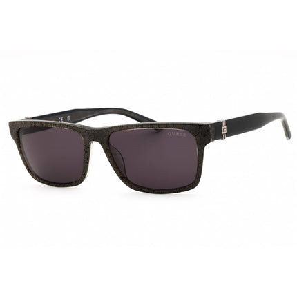 Guess Men's Sunglasses - Black/Other Plastic Full Rim Frame Smoke Lens | GU00074 05A ,