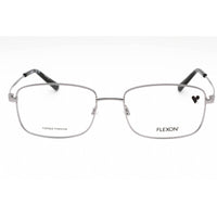 Flexon Men's Eyeglasses - Matte Gunmetal Rectangular Metal Frame | FLEXON H6057 070 ,