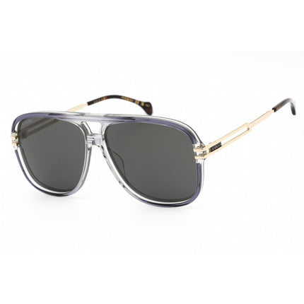Gucci Men's Sunglasses - Grey Plastic Full Rim Frame Grey Green Lens | GG1105S 001 ,