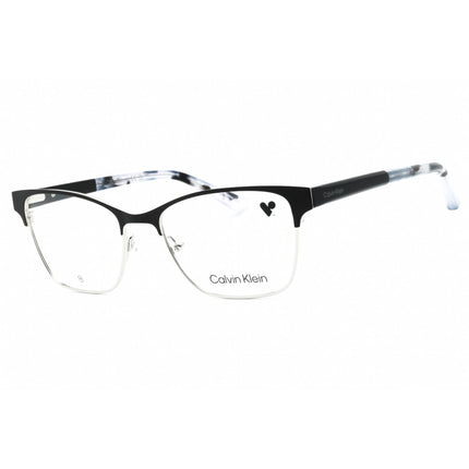 Calvin Klein Women's Eyeglasses - Black Metal Cat Eye Full Rim Frame | CK23107 001 ,
