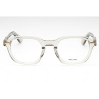 Police Men's Eyeglasses - Transparent Yellow Plastic Round Full Rim | VPLG81 0M78 ,