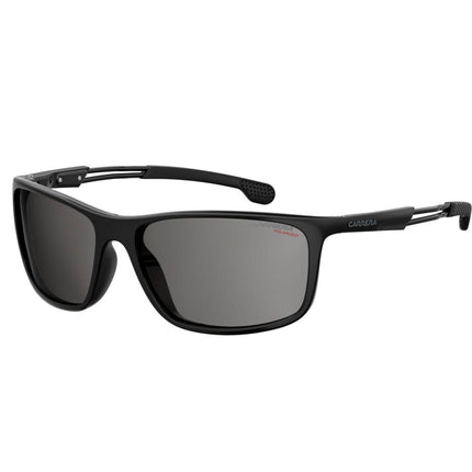 Carrera Men's Sunglasses - Black Rectangular Frame Grey Polarized Lens | 4013/S 807 ,