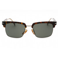 David Beckham Men's Sunglasses - Havana Ruthenium Rectangular | DB 1119/G/S 03MA QT ,