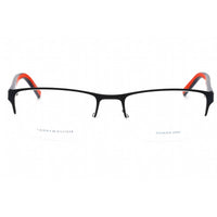 Tommy Hilfiger Men's Eyeglasses - Matte Blue Half Rim Frame | Th 1577/F 0FLL 00 ,