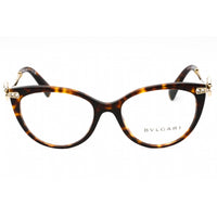 Bvlgari Women's Eyeglasses - Havana Plastic Full Rim Cat Eye Frame | 0BV4206B 504 ,