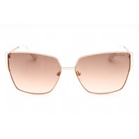 Guess Factory Women's Sunglasses - Matte Rose Gold Cat Eye Metal Frame | GF6158 29F ,