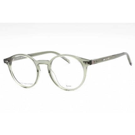 Tommy Hilfiger Men's Eyeglasses - Transparent Green Acetate Oval Frame | TH 1813 6CR ,