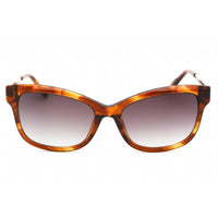 Anne Klein Women's Sunglasses - Mocha Horn Cat Eye Full Rim Zyl Frame | AK7048 208 ,