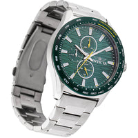 Invicta men's Watch - Invicta Racing Quartz Green Dial Silver Tone Bracelet | 47549 ,