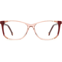 Carolina Herrera Women's Eyeglasses - 55mm Burgundy Nude Rectangular | CH 0066 0C19 ,