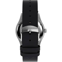 Timex Men's Watch - Waterbury Traditional Day Black Dial Leather Strap | TW2W14700VQ ,