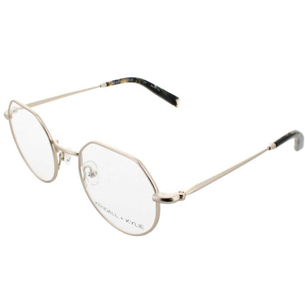 Kendall + Kylie Women's Eyeglasses - Gold Metal Frame Demo Lens | KKO116G IVY 718 ,