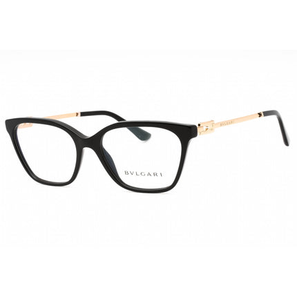 Bvlgari Women's Eyeglasses - Black Cat Eye Full Rim Plastic Frame | 0BV4207 501 ,