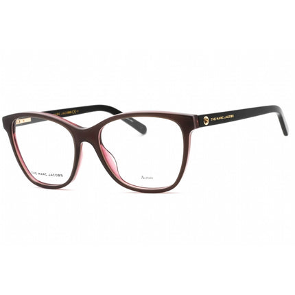 Marc Jacobs Women's Eyeglasses - Grey Burgundy Acetate Cat Eye | MARC 557 07QY 00 ,