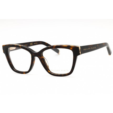 Philipp Plein Women's Eyeglasses - Dark Havana Acetate Cat Eye Frame | VPP034S 0722 ,