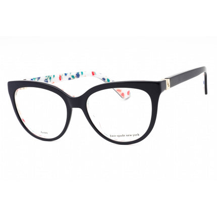 Kate Spade Women's Eyeglasses - Blue Pattern Plastic Cat Eye Frame | Cherette 0S6F 00 ,