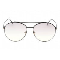 Tom Ford Women's Sunglasses - Shiny Black Metal Frame Smoke Mirror Lens | FT0757 01C ,