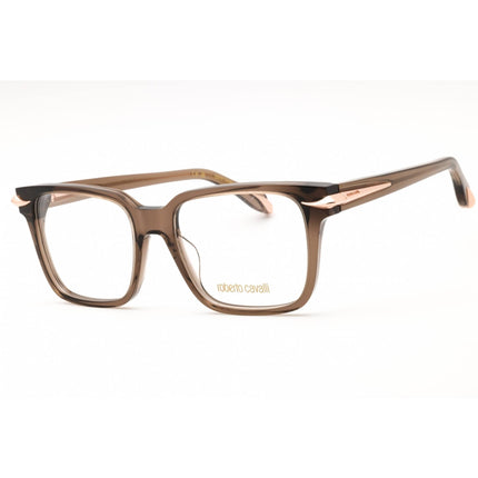Roberto Cavalli Unisex Eyeglasses - Transparent Dove Grey Full Rim | VRC019M 0ALV ,