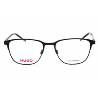 Hugo Men's Eyeglasses - Matte Black Metal Square Full Rim Frame | HG 1155 0003 00 ,