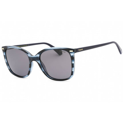 Polaroid Core Women's Sunglasses - Blue Havana Cat Eye Frame | PLD 4108/S 0JBW C3 ,