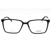 Flexon Men's Eyeglasses - Matte Black Metal Rectangular Frame | FLEXON EP8010 002 ,