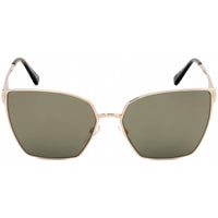 Tom Ford Women's Sunglasses - Shiny Rose Gold Frame Mirrored Smoke Lens | FT0653 28C ,