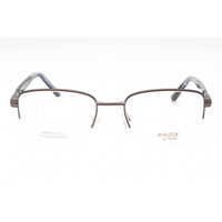 Elasta Men's Eyeglasses - Dark Grey Rectangular Shape Half Rim Frame | E 3127 0HWJ 00 ,