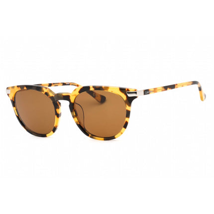 Calvin Klein Men's Sunglasses - Shiny Tortoise Round Frame Brown Lens | CK4325SA 214 ,