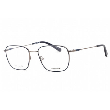 Liz Claiborne Men's Eyeglasses - Ruthenium Blue Metal Rectangular Frame | CB 271 V84 ,