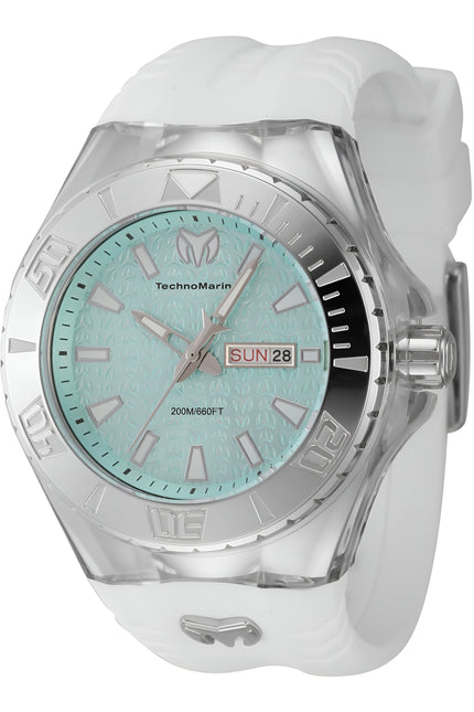 Technomarine Men's Watch - Cruise Monogram Quartz Turquoise Dial Strap | TM-122010 ,