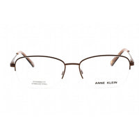 Anne Klein Men's Eyeglasses - Mocha Rectangular Stainless Steel Frame | AK5081 200 ,