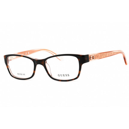 Guess Women's Eyeglasses - Havana/Other Acetate Cat Eye Full Rim Frame | GU2591 056 ,