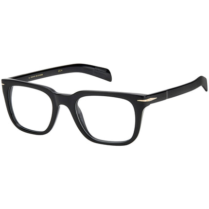 David Beckham Men's Eyeglasses - Black Rectangular Full Rim Frame | DB-7070 0807 ,