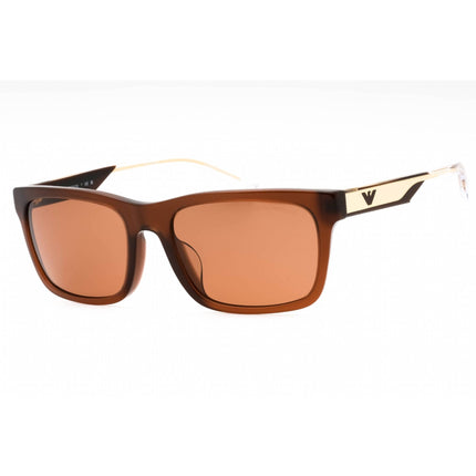 Emporio Armani Men's Sunglasses - Shiny Bordeaux Rectangular Frame | 0EA4224F 609573 ,