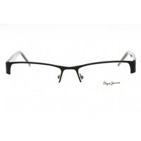 Pepe Jeans Unisex Eyeglasses - Black Metal Rectangular Half Rim Frame | PJ1112 C1 ,