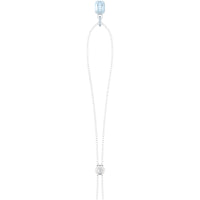 Swarovski Women's Necklace - Signum Swan Blue Crystals Pave Long | 5628546 ,