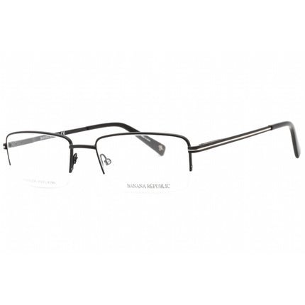 Banana Republic Men's Eyeglasses - Matte Black Rectangular Metal Frame | EMIL 0003 00 ,