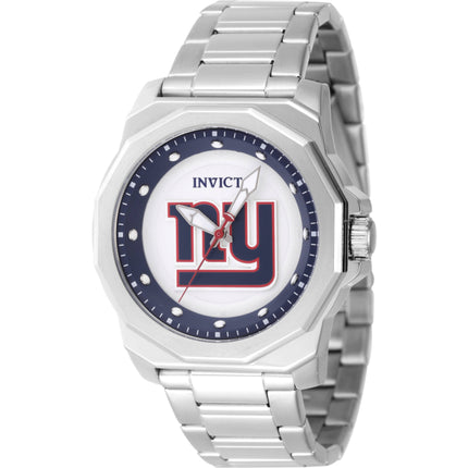 Invicta Men's Watch - NFL New York Giants Quartz Silver Brass Dial Bracelet | 47926 ,