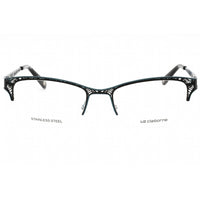 Liz Claiborne Women's Eyeglasses - Black Tea Metal Rectangular Frame | L 645 0ETJ 00 ,