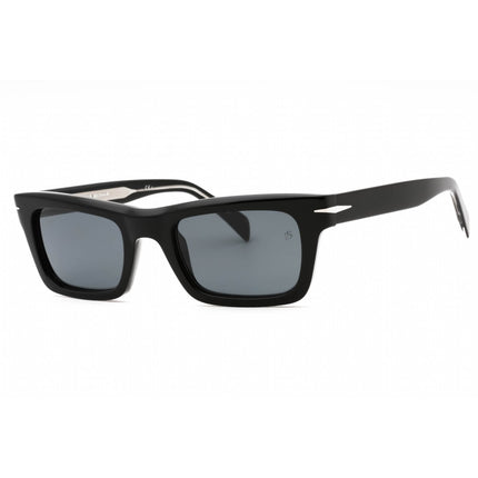 David Beckham Men's Sunglasses - Black Rectangular Full Rim Frame | DB 7091/S 0807 IR ,