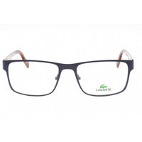 Lacoste Men's Eyeglasses - Matte Blue Plastic Rectangular Full Rim Frame | L2283 401 ,