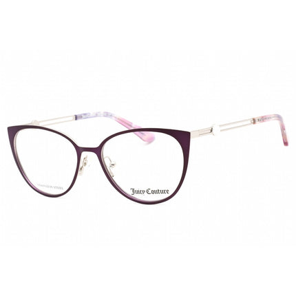 Juicy Couture Women's Eyeglasses - Matte Violet Metal Cat Eye Frame | JU 221 01JZ 00 ,
